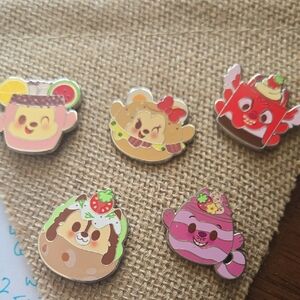 5 Disney Munchlings Pins- Series 3